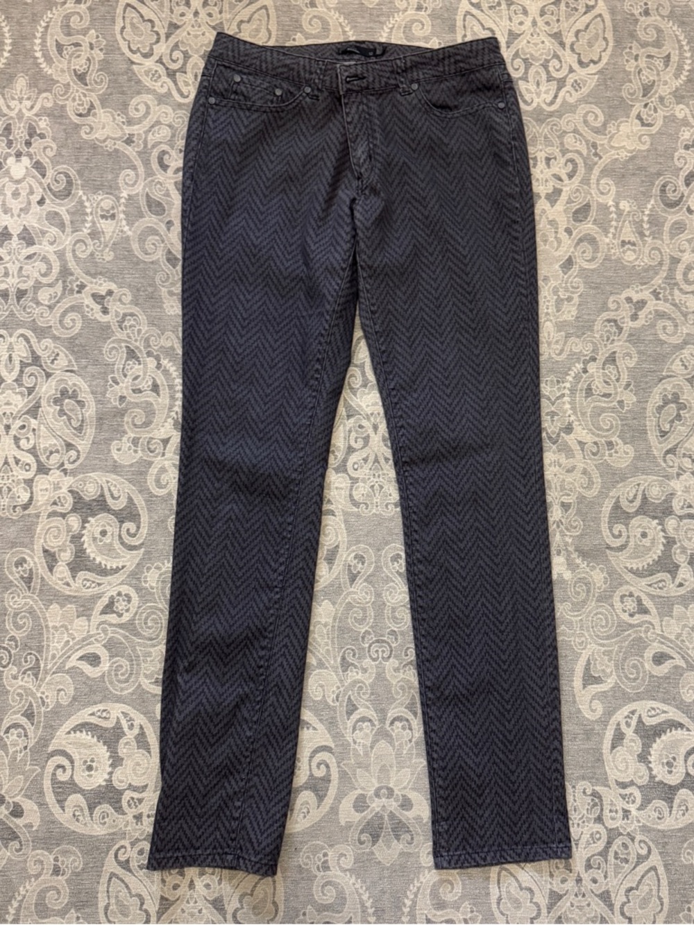 Prana Kara Chevron Slim Jeans, size 12